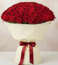 Букет 101 Красная роза Милано в Ерик