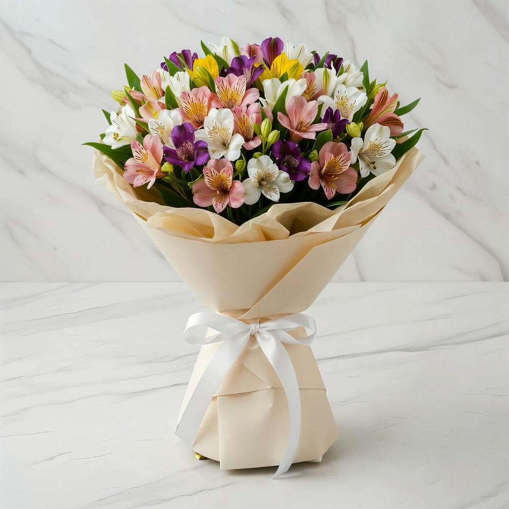 Букет цветов из: Альстромерии в Ерик