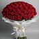 Букет 101 Красная роза Блэк Мэджик в Ерик