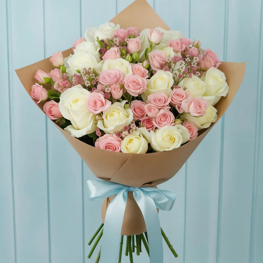 Букет цветов из: Розы в Ерик