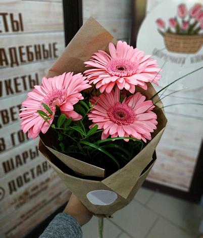 Букет цветов из: Герберы в Ерик