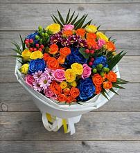 Букет цветов из:  Розы и Хризантемы в Ерик