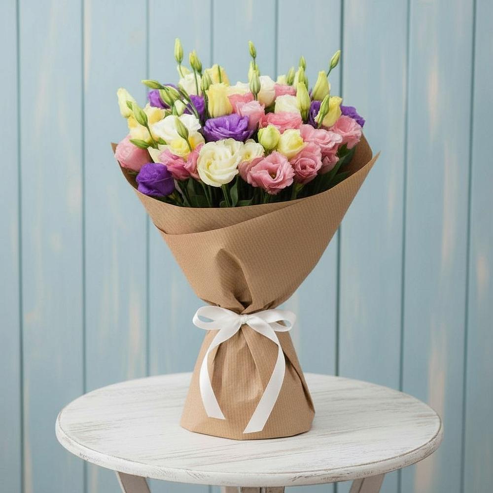 Букет цветов из: Лизиантусы в Ерик