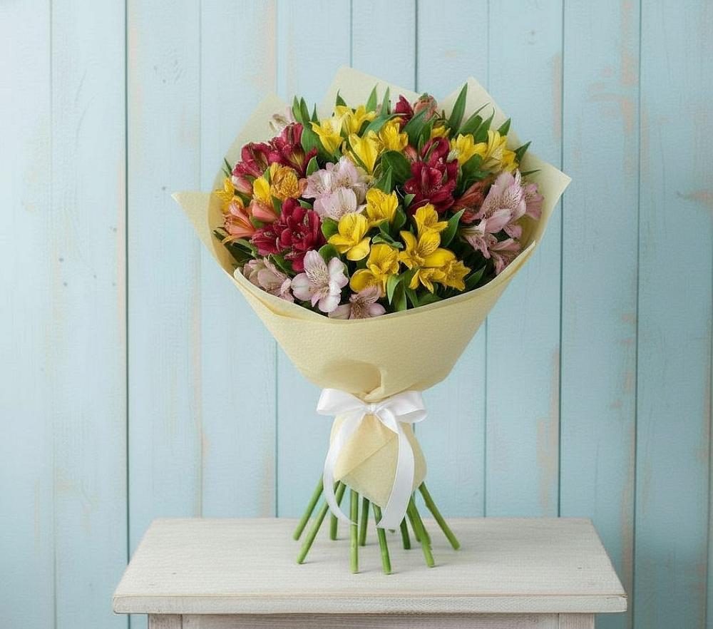 Букет цветов из: Альстромерии в Ерик