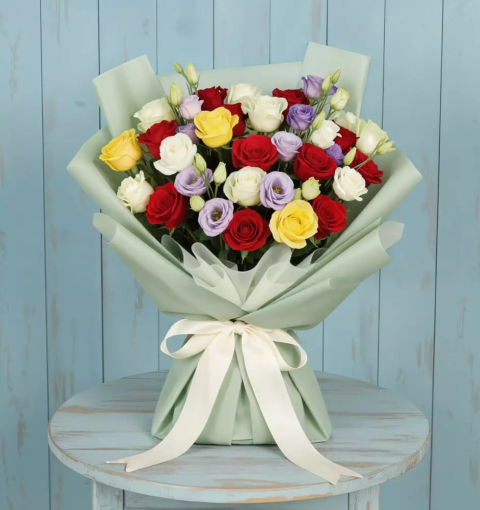 Букет цветов из: Розы в Ерик