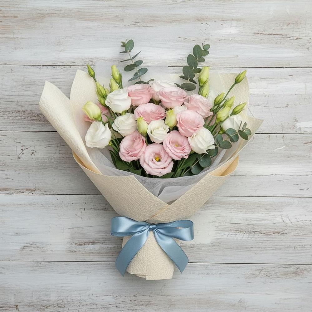 Букет цветов из: Лизиантусы в Ерик